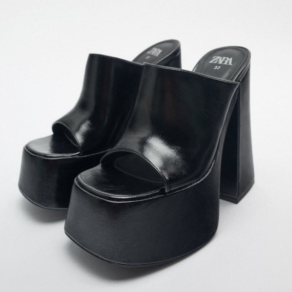 Zara CHUNKY PLATFORM SANDALS bloggers favorito - Picture 1 of 12